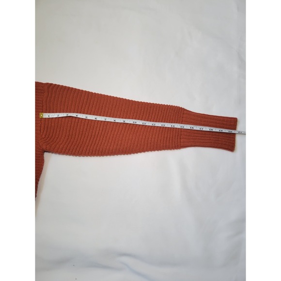 Madison + Hudson Women's Long Sleeve Sweater Orange Sz M - Picture 11 of 14
